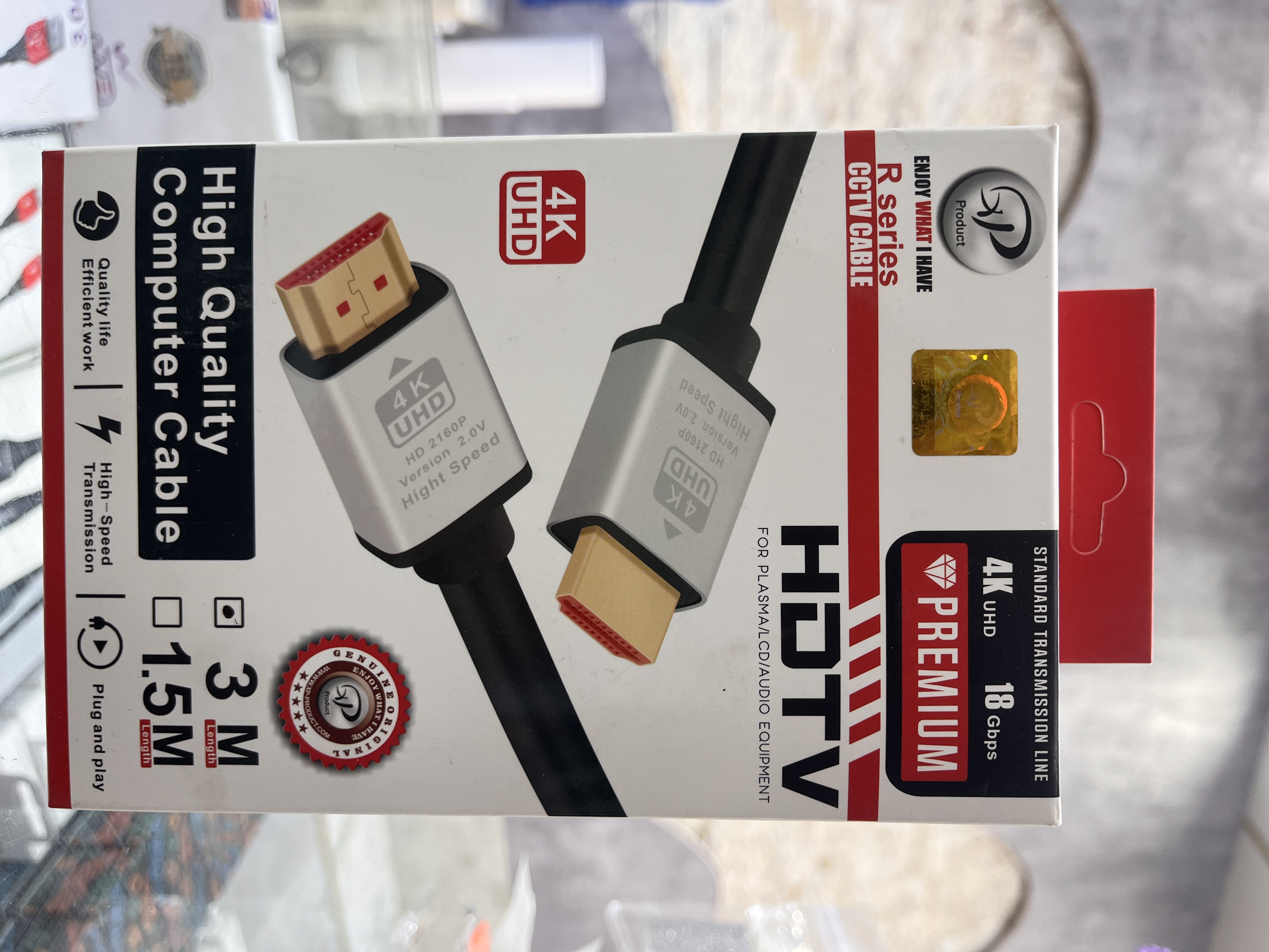 کابل HDMI ایکس  مدل 2016p  4K طول 3 متر