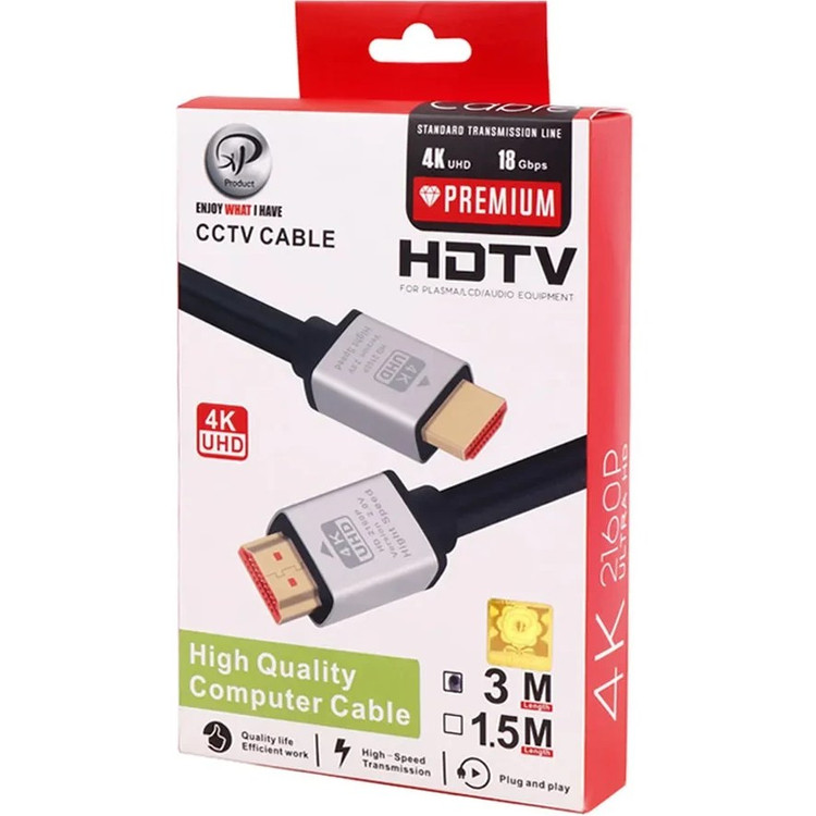 کابل HDMI ایکس مدل 2016p 4K طول 3 متر