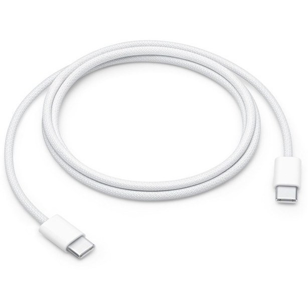 کابل USB-C اپل مدل 60W-C طول 1 متر، کابل اصلی ip15 تا ip17