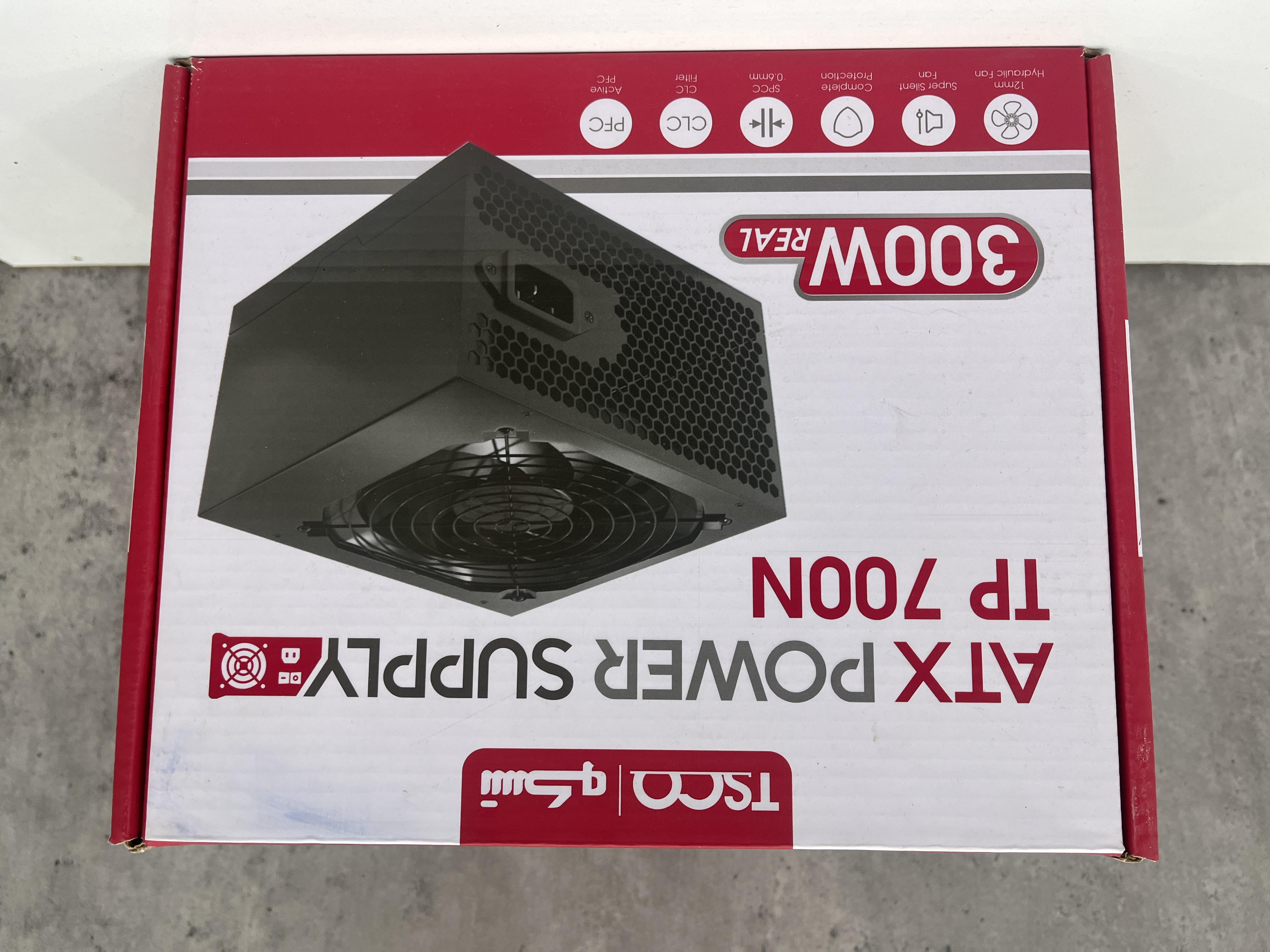 منبع تغذیه کامپیوتر تسکو TP 700 توان 350 وات