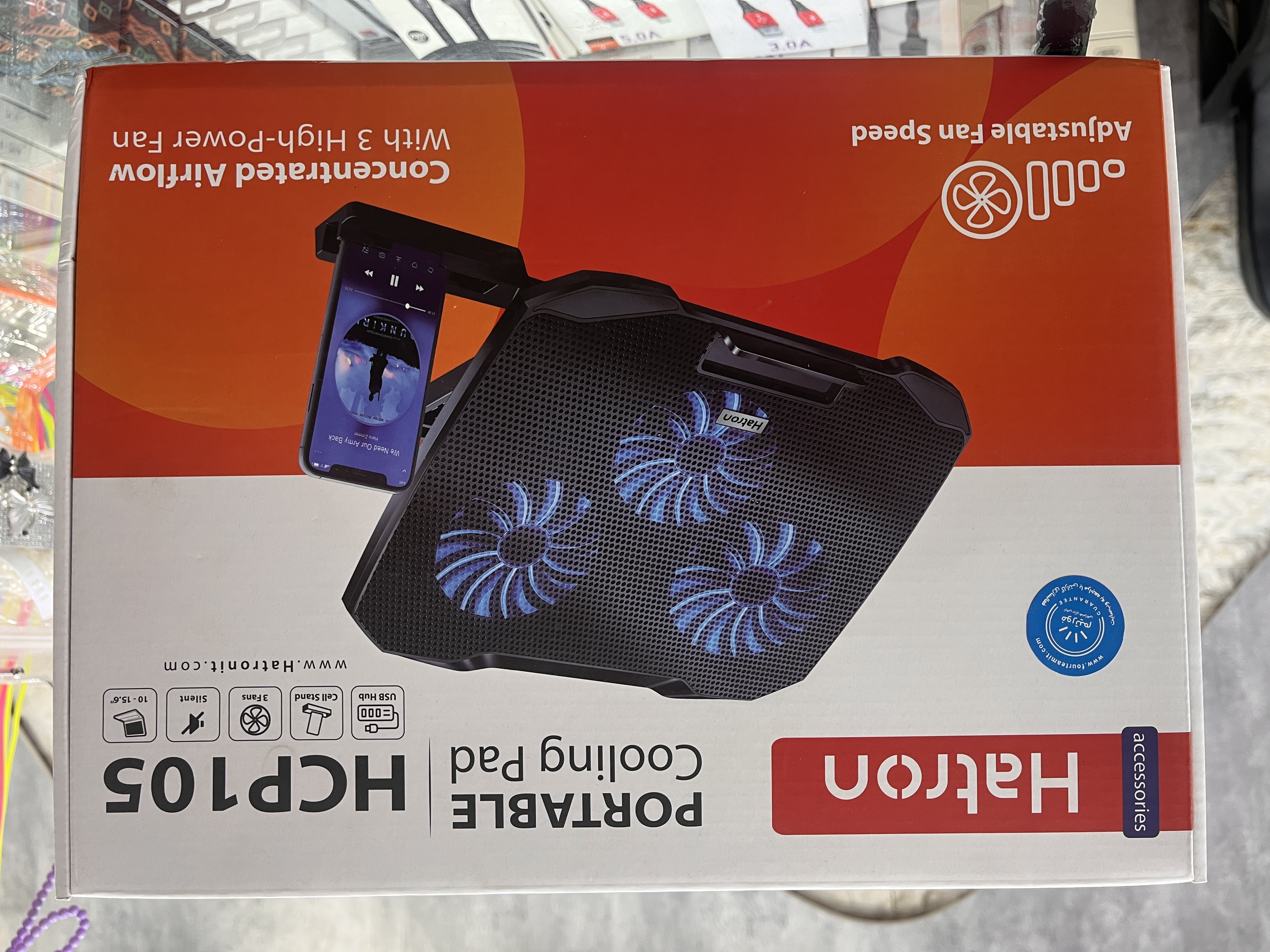 پایه خنک کننده لپ تاپ هترون مدل HCP105